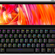 Keyboard with touchscreen built-in